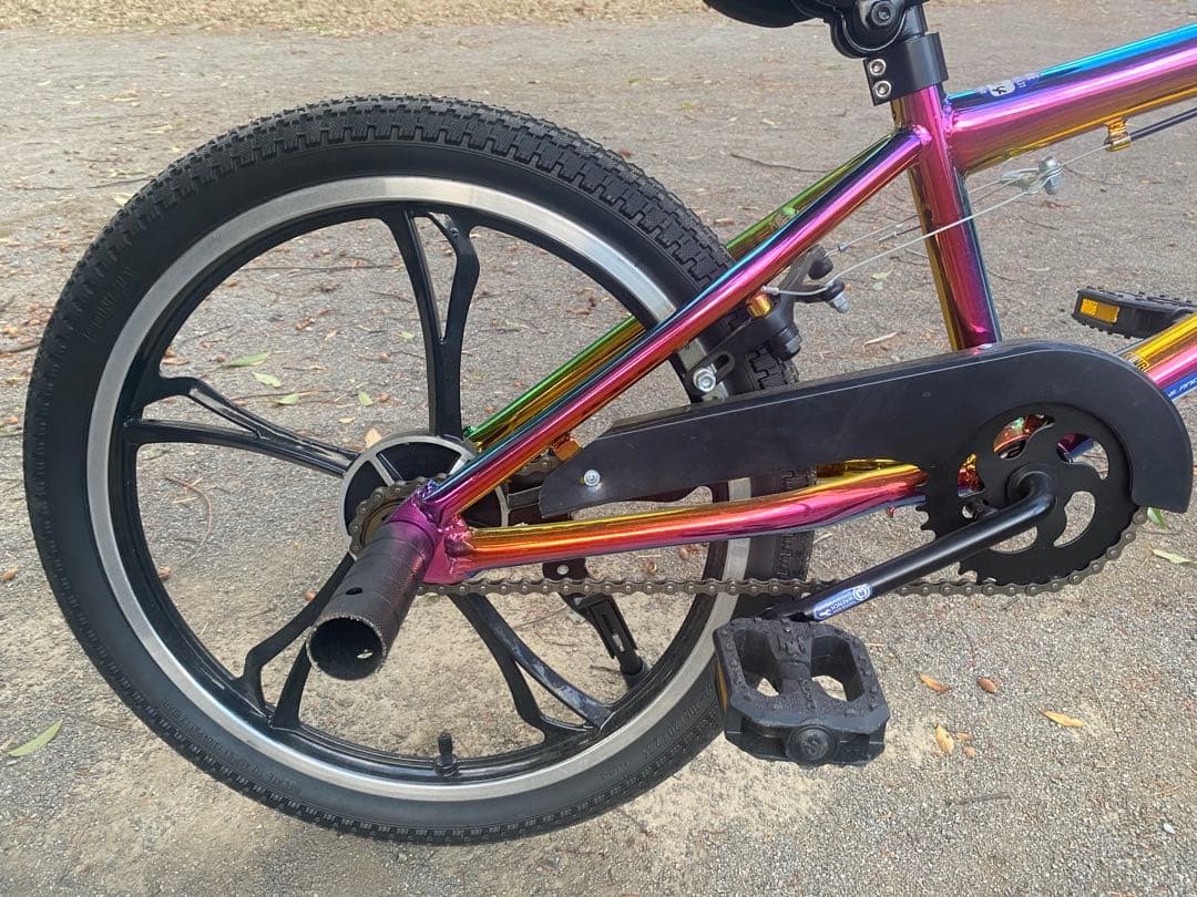 BMX レインボー マルチカラーバイク 20インチ 子供用 大人用 本体