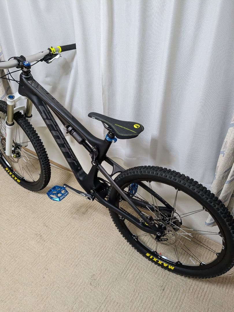 学生値引可Scott フルサス　カーボンフレームM　27.5【ウィリーコツ伝授】