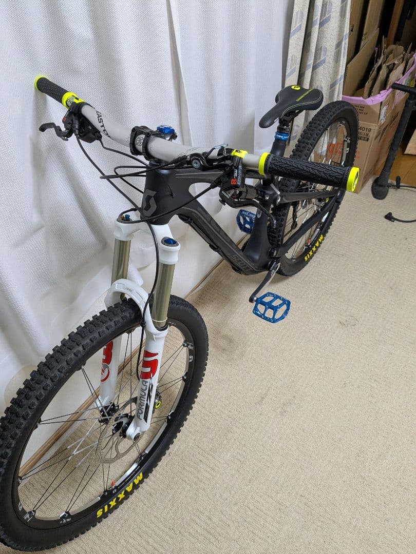 学生値引可Scott フルサス　カーボンフレームM　27.5【ウィリーコツ伝授】