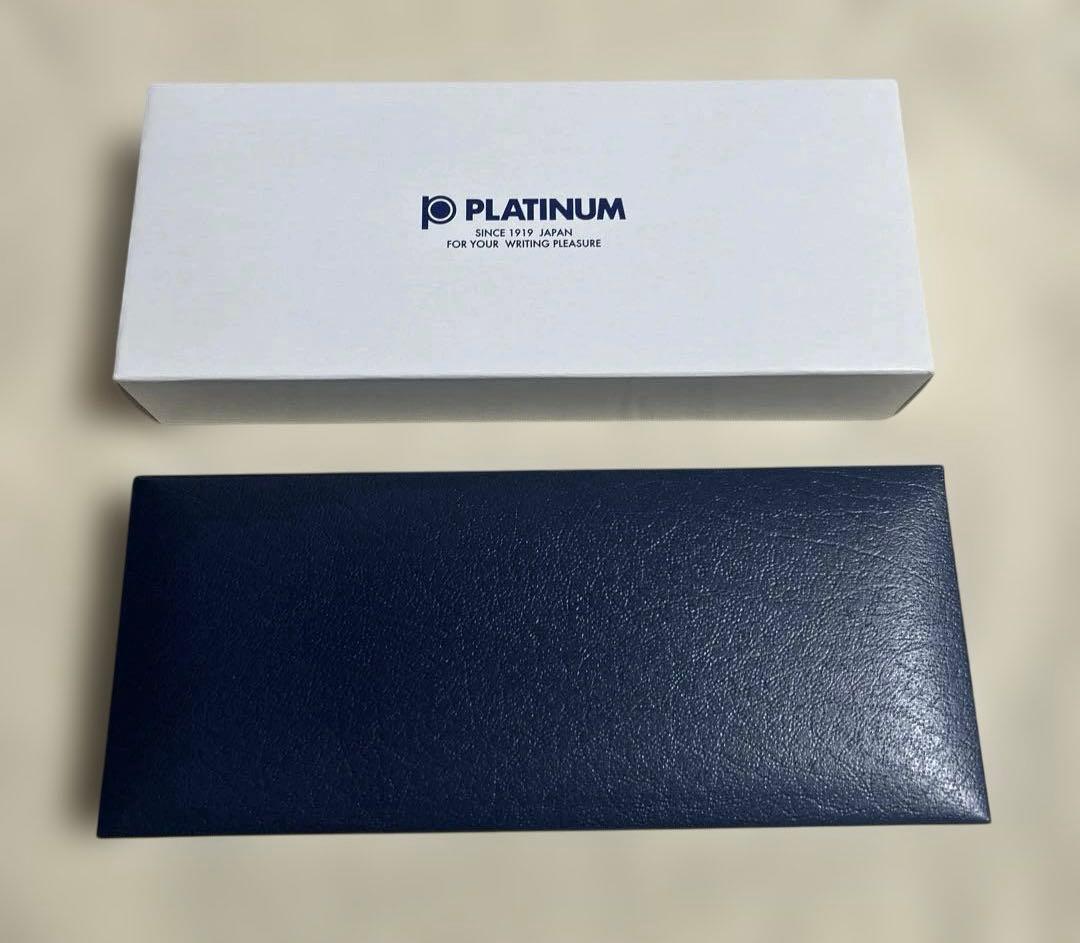 プラチナ万年筆 #3776センチュリーブラックインブラック中字PNB-15000