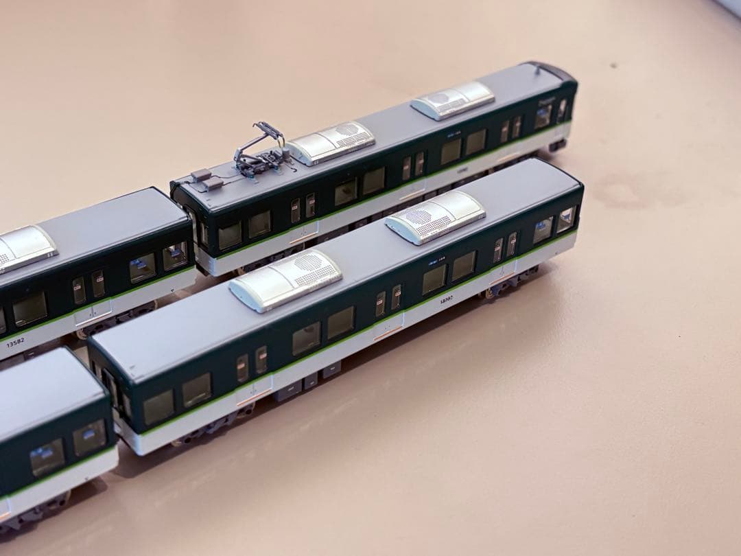 鉄コレ 京阪13000系 各種インレタ貼り付け ６両セット