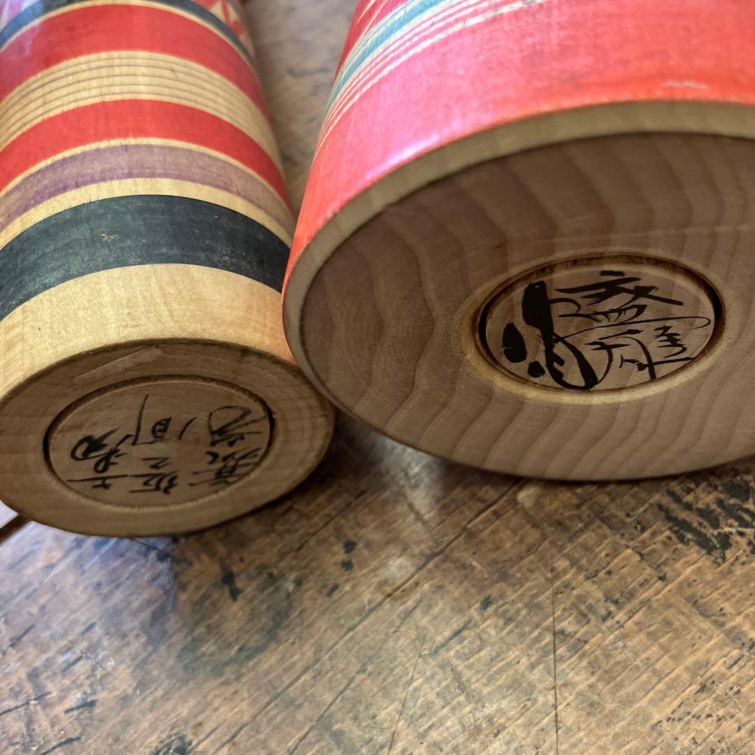 昭和レトロ 伝統的な木製こけしコレクション こけし 小芥子 まとめ売り 置物