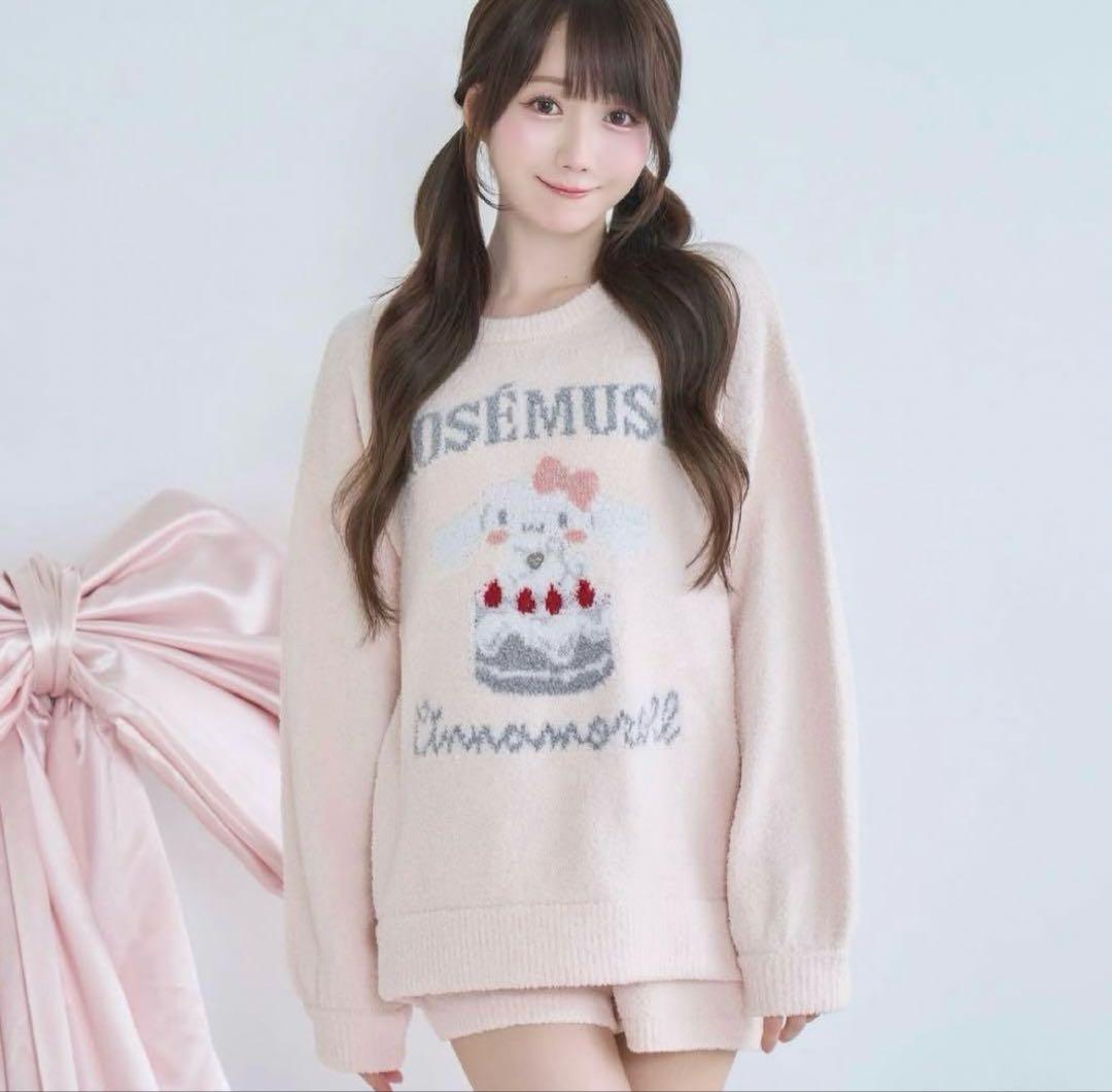 ロゼミューズ シナモロール ルームウェア ピンク 大谷映美里 シナモン