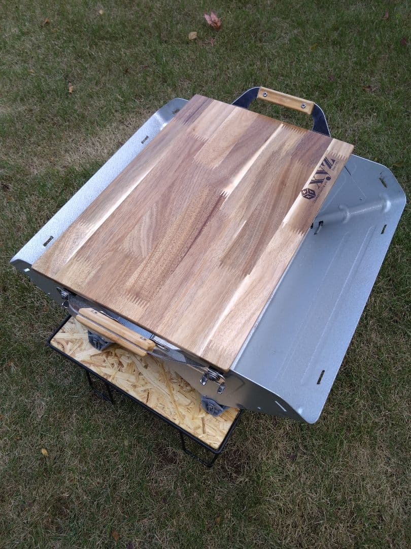 スノーピーク　シェルフコンテナ25用　スライド天板　ハンドメイド品　②