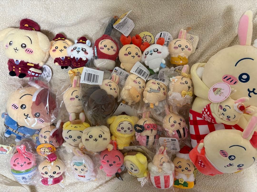 ちいかわ まとめ売り うさぎ モモンガ マスコット ぬいぐるみ