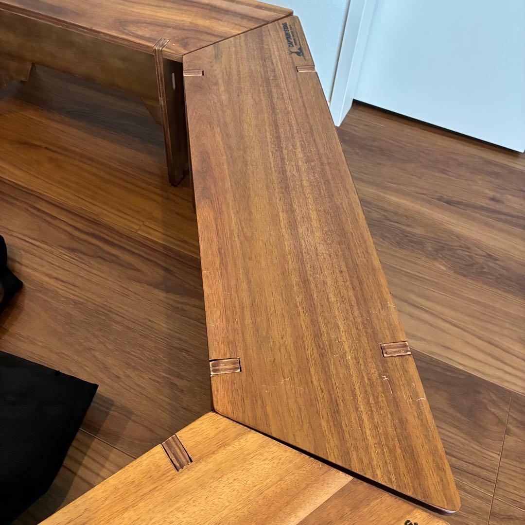 CAPTAIN STAG ヘキサゴンテーブル 収納バッグ付き