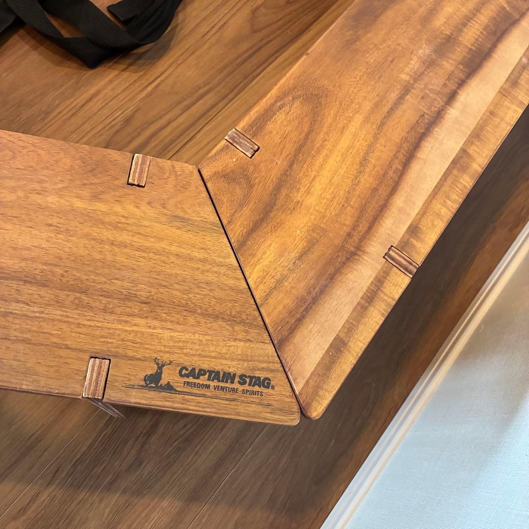 CAPTAIN STAG ヘキサゴンテーブル 収納バッグ付き