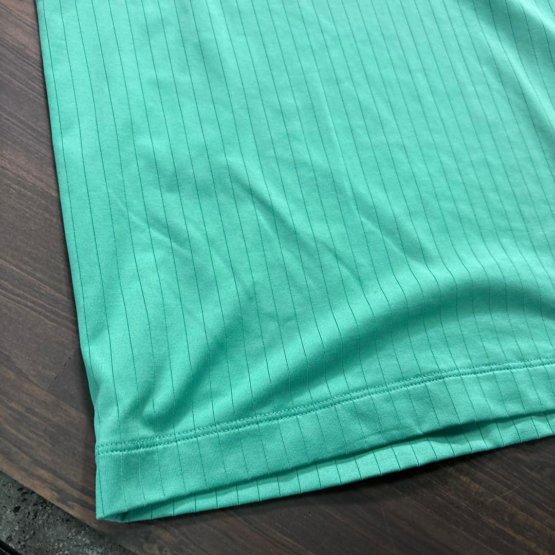 8SM1 NIKE GOLF ゲームシャツ　グリーン　L スポーツ　古着