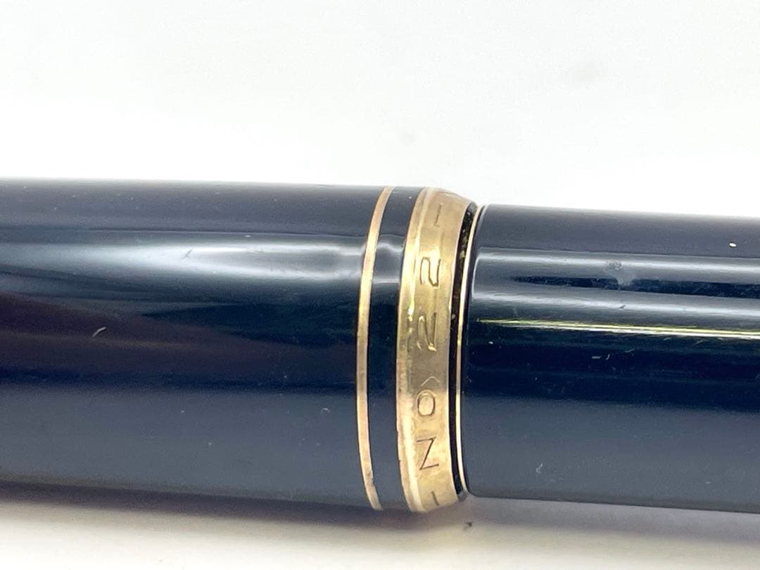 【S】Mont Blanc モンブランNo.22 万年筆 筆記用具 ブラック