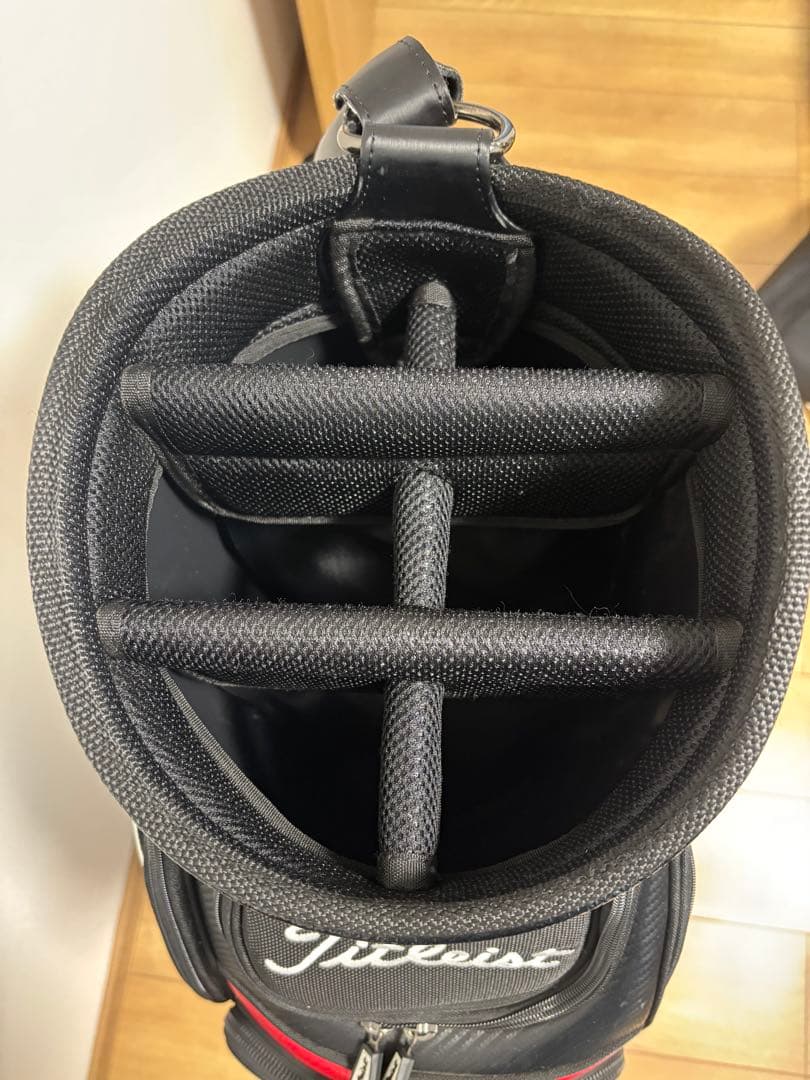 ⭐︎美品⭐︎Titleist タイトリスト　キャディバッグ 黒赤