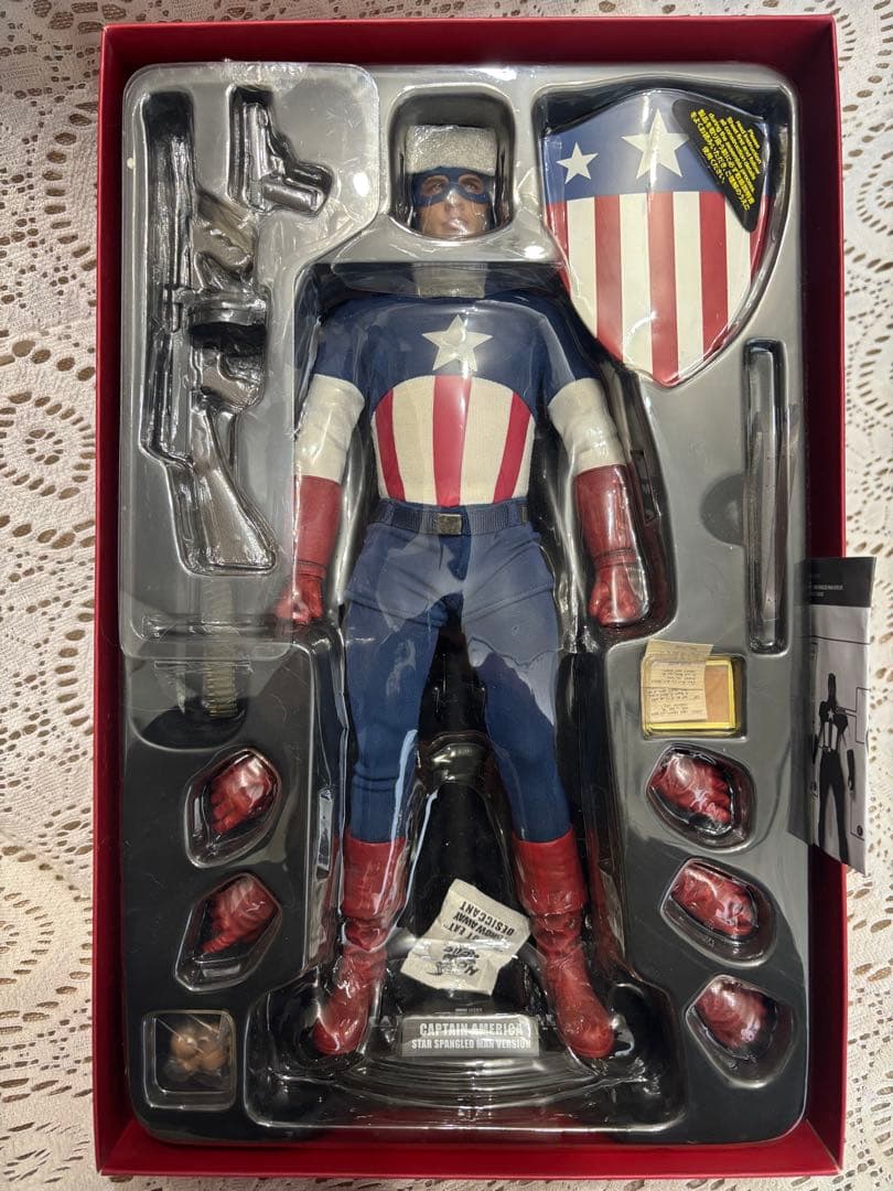 ホットトイズ キャプテンアメリカ アーミー・マスコット版　ムービーマスターピース
