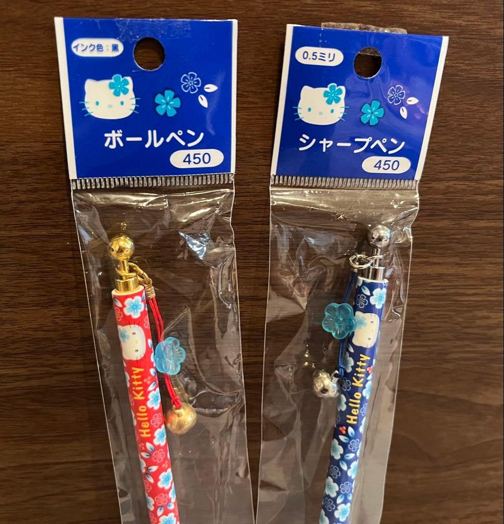 ご当地キティ ハローキティ桜柄 シャーペン ボールペン 1999年
