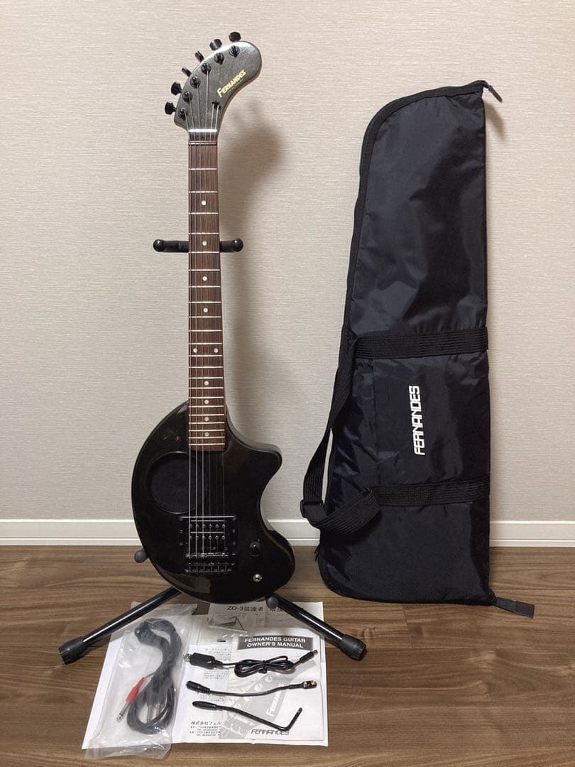 ほぼ新品 FERNANDES ZO-3 T 芸達者 黒 付属品全て有り 弦新品