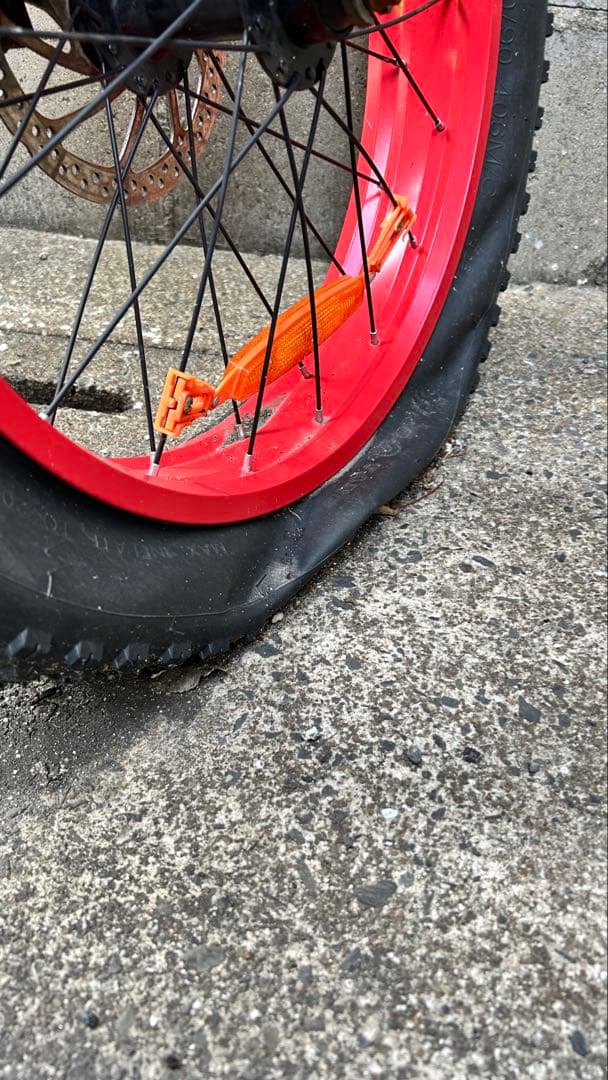 y*u様 suipie電動アシスト自転車 太タイヤ レッド/ブラック