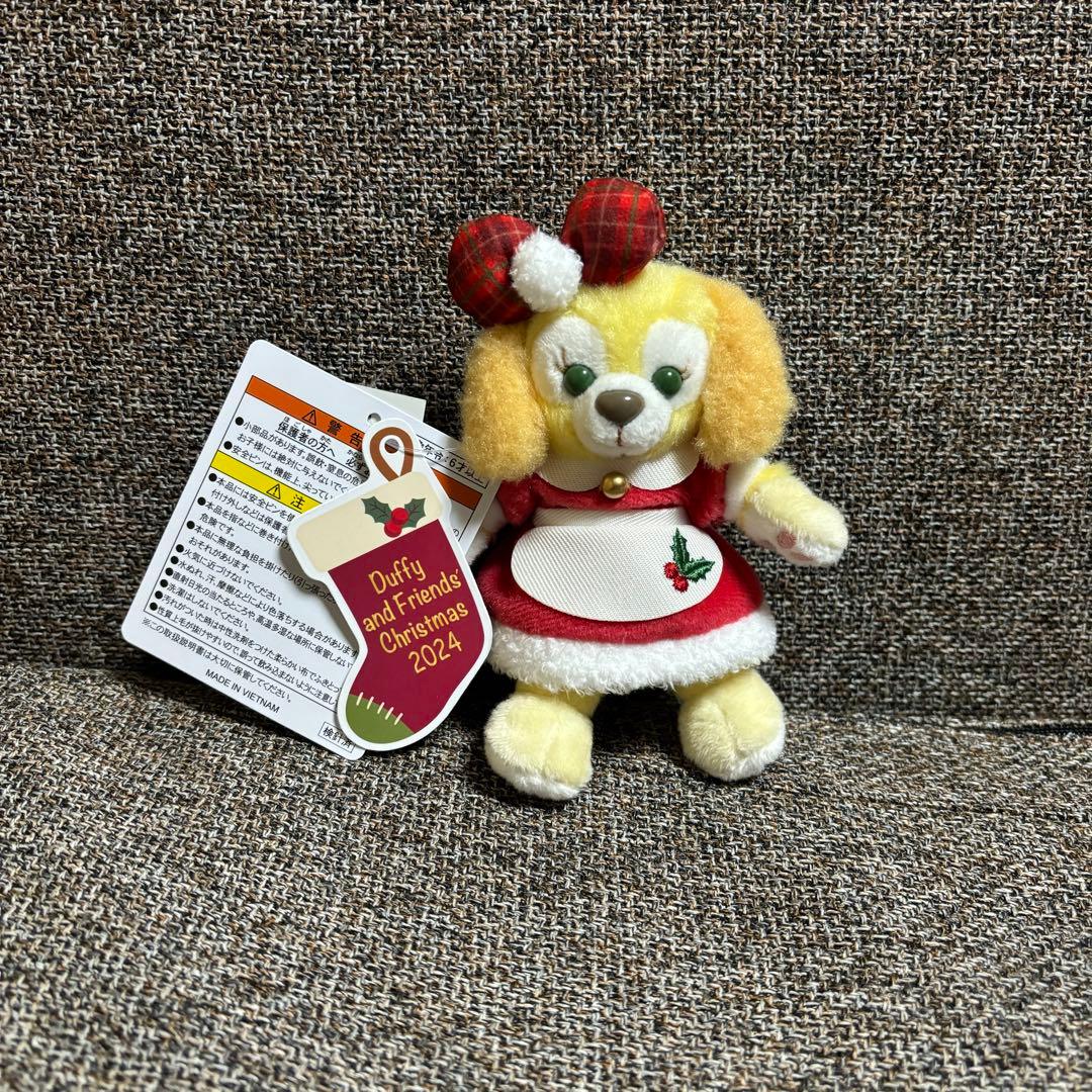 ダンシングスノーフレークス　オルメル　ダッフィー　ぬいぐるみバッジ　クリスマス