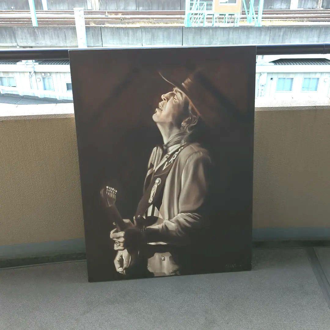 スティーヴィー・レイ・ヴォーン Stevie Ray Vaughan 絵画