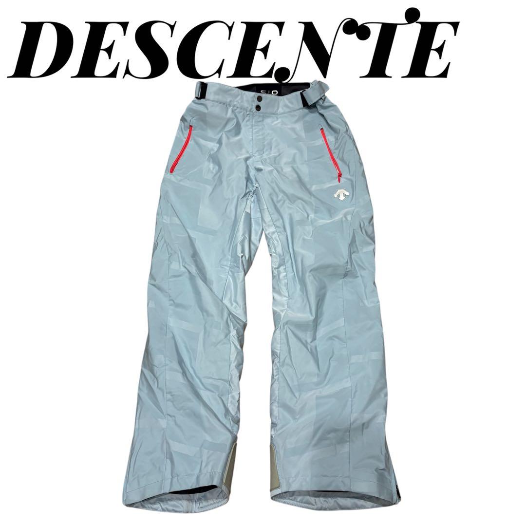 未使用級　DESCENTEデサント SIO 高機能ウェアー　ズボンXOサイズ　白