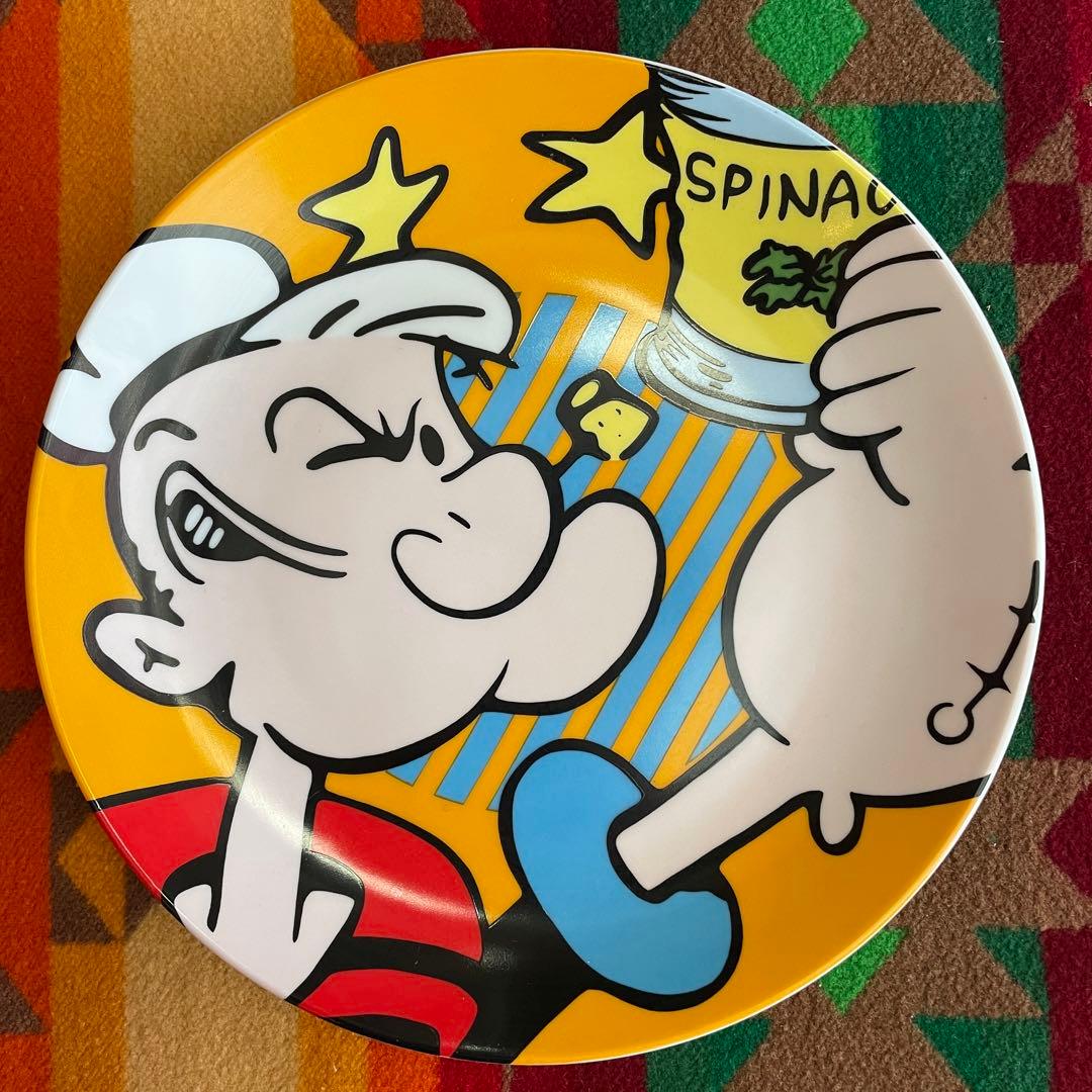 貴重！90's〜アメリカヴィンテージ　 ポパイの皿　USA雑貨カリフォルニア