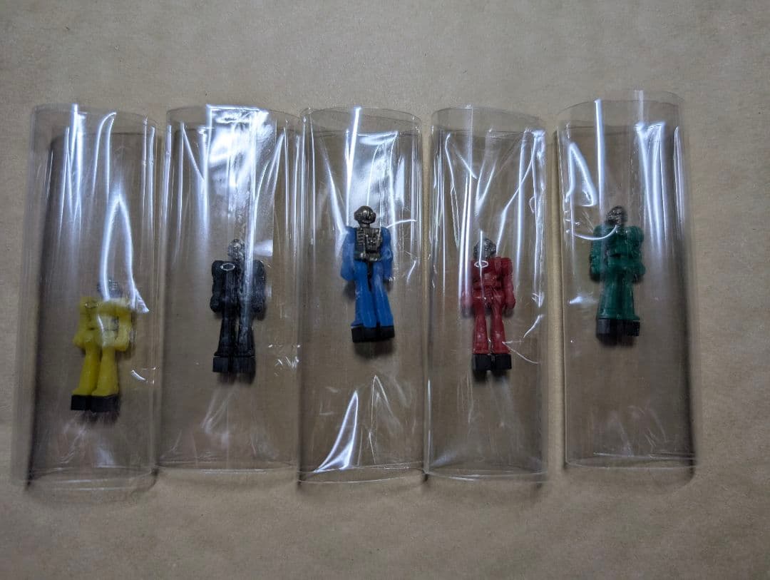 当時物 ダイアクロン隊員5体セット タカラ玩具 戦隊 超合金 ビンテージ　レトロ