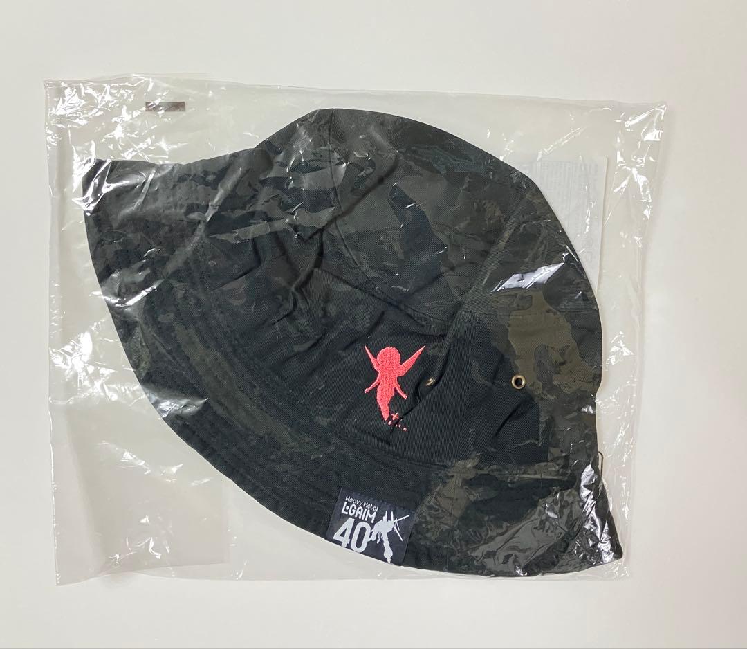 重戦機エルガイム 40周年記念 バケットハット 帽子 ブラック リリス 永野護