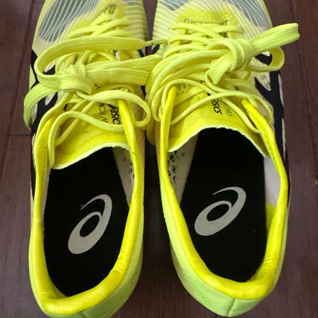 ASICS COSMORACER MD スパイクシューズ イエロー24.0
