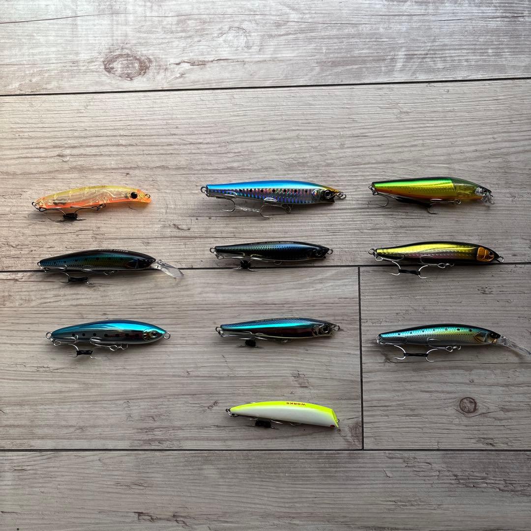 シーバス、青物、プラグセット売り