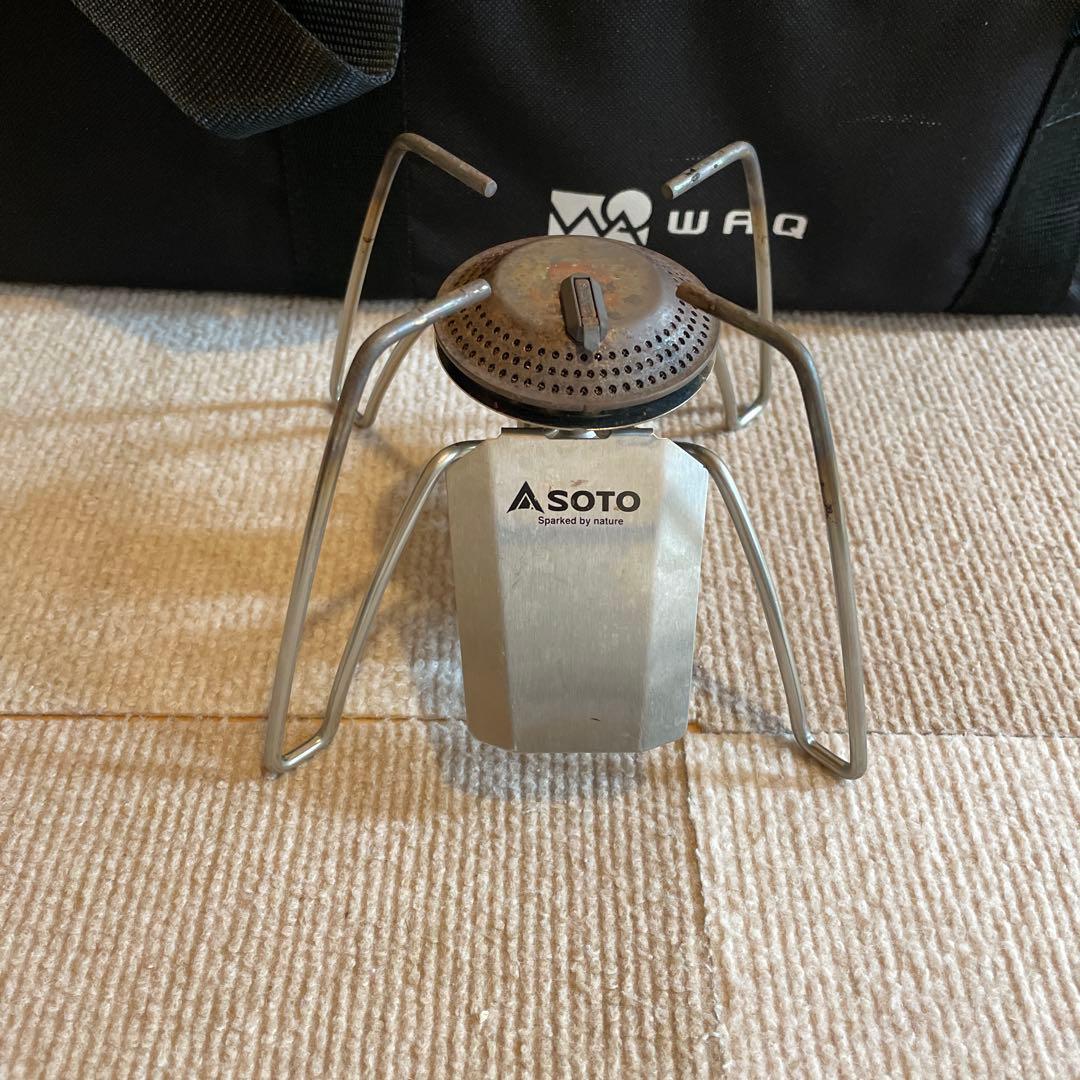 WAQ マルチローテーブル+バーナーミニテーブル+SOTO ST-340セット