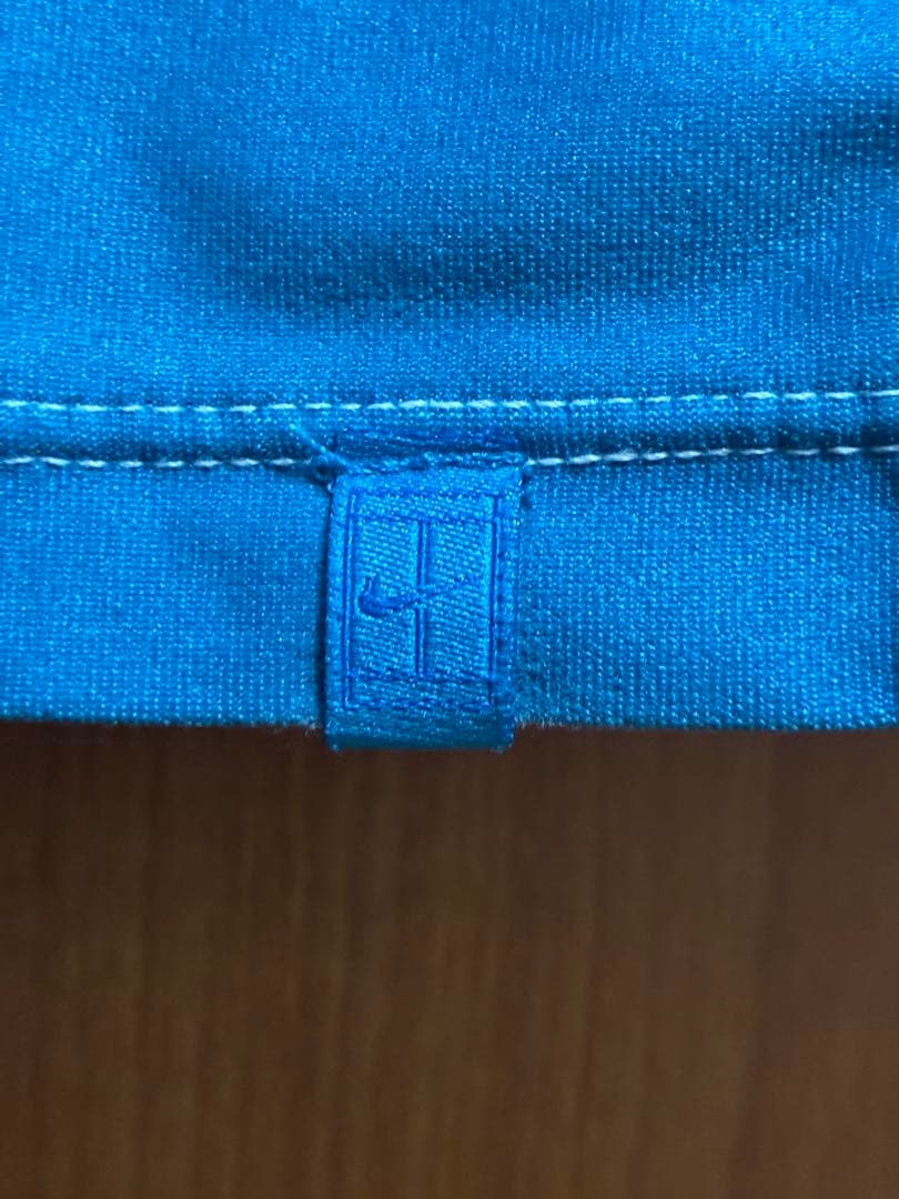 NIKE テニス メンズ タンクトップ XL Dri-FIT ホワイトxブルー