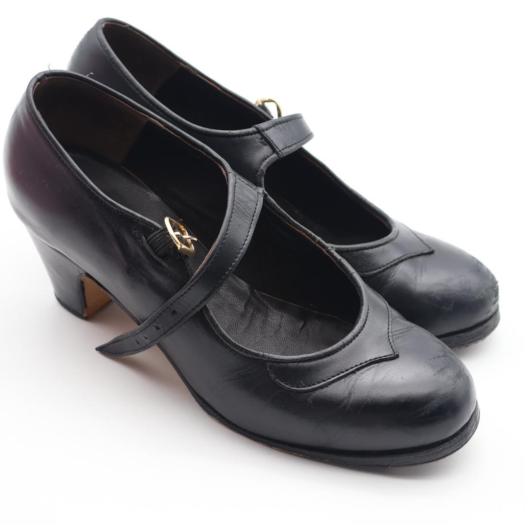 【フラメンコ用衣装 本革】22.5CM相当 JOSE BELTRAW シューズ