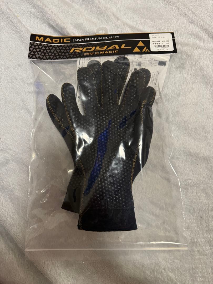 新品　 Magic サーフィン　グローブ ロイヤルマジック　2mm Ｌ