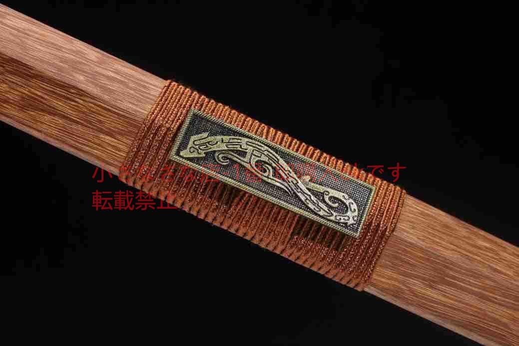 天罡漢剣黒刻紋高マンガン鋼  古兵器 武具 刀装具 日本刀 模造刀 居合刀