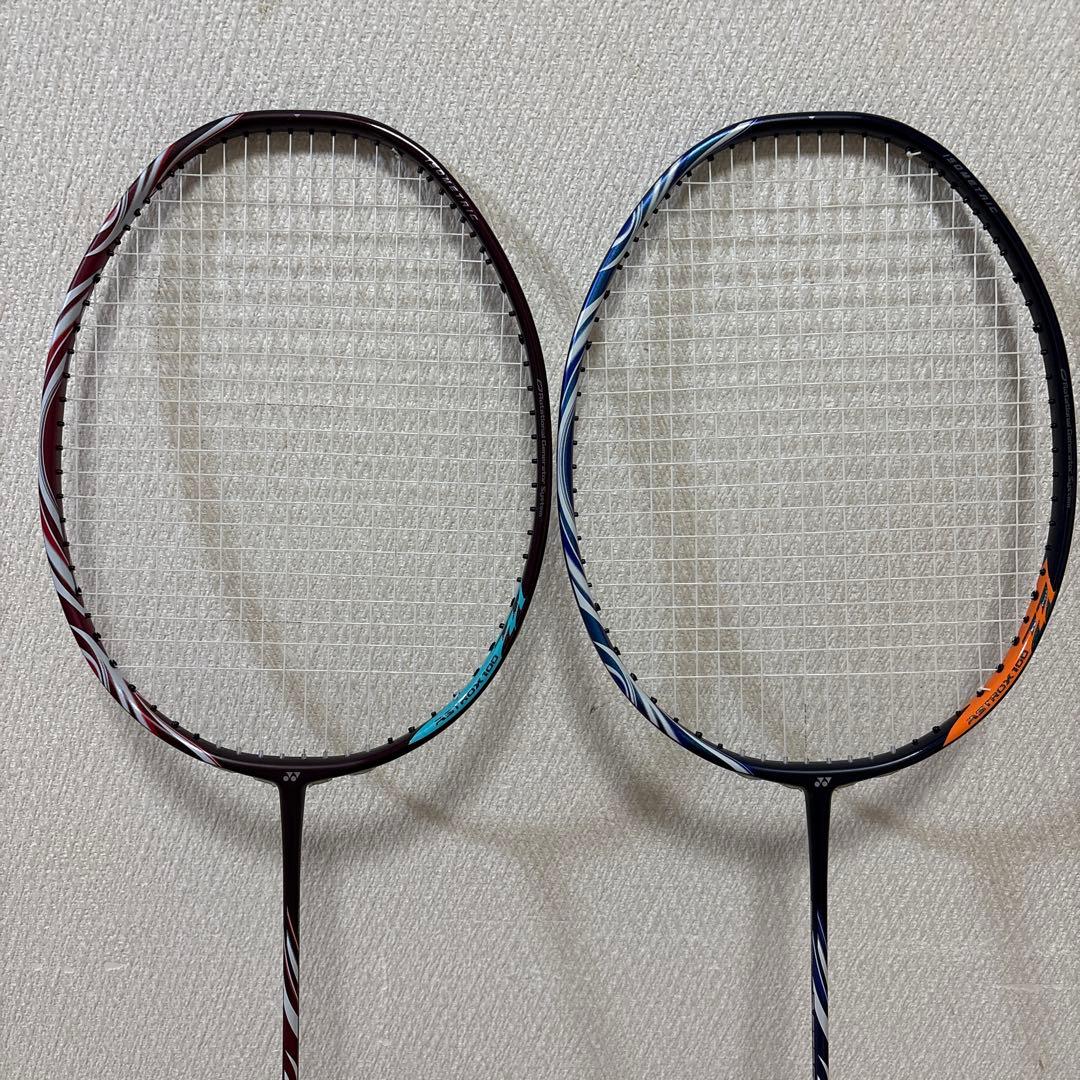 YONEX アストロクス100zz 4U クレナイ　ダークネイビー　2本セット