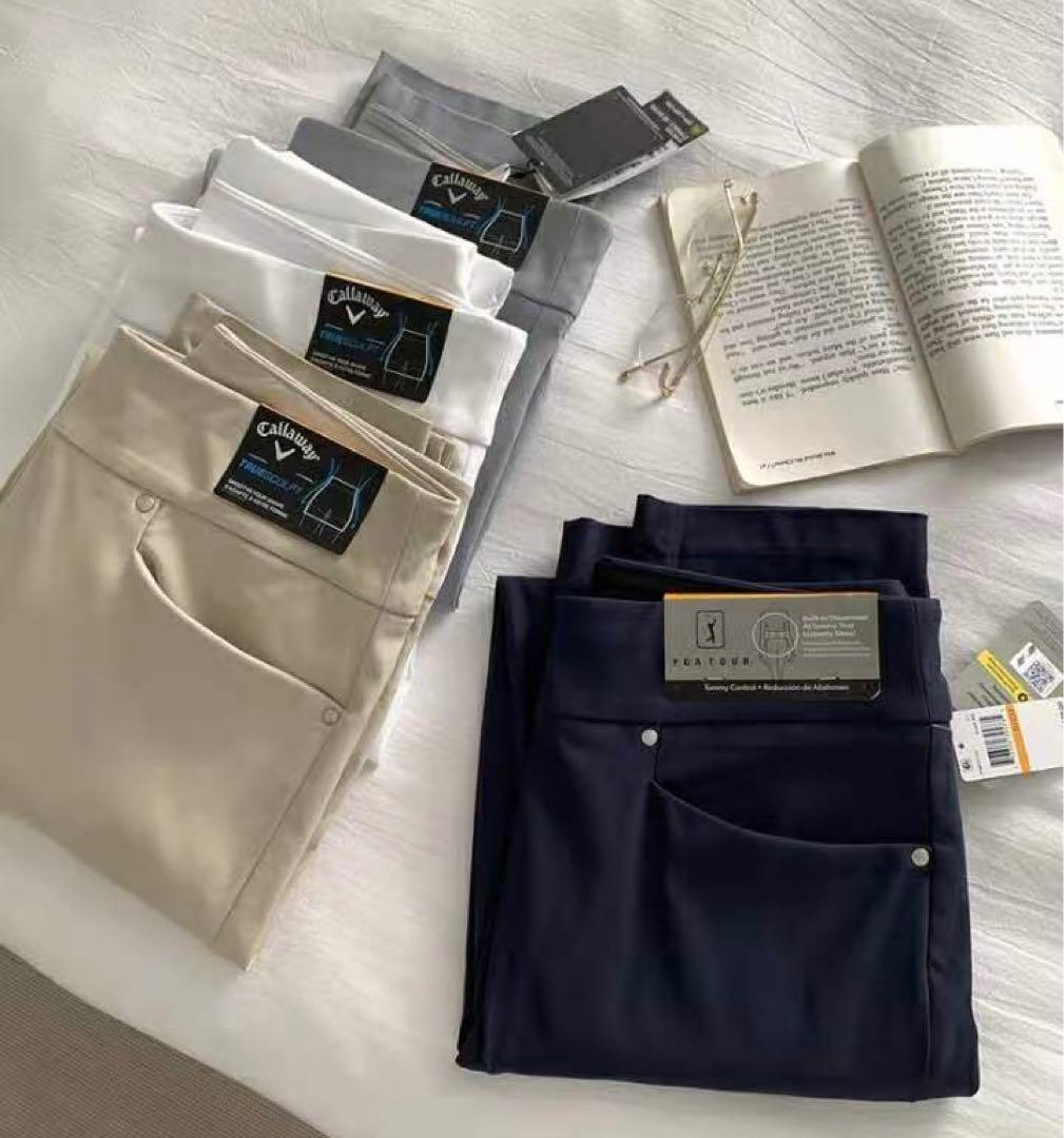 Callaway スリムフィット ネイビーパンツ