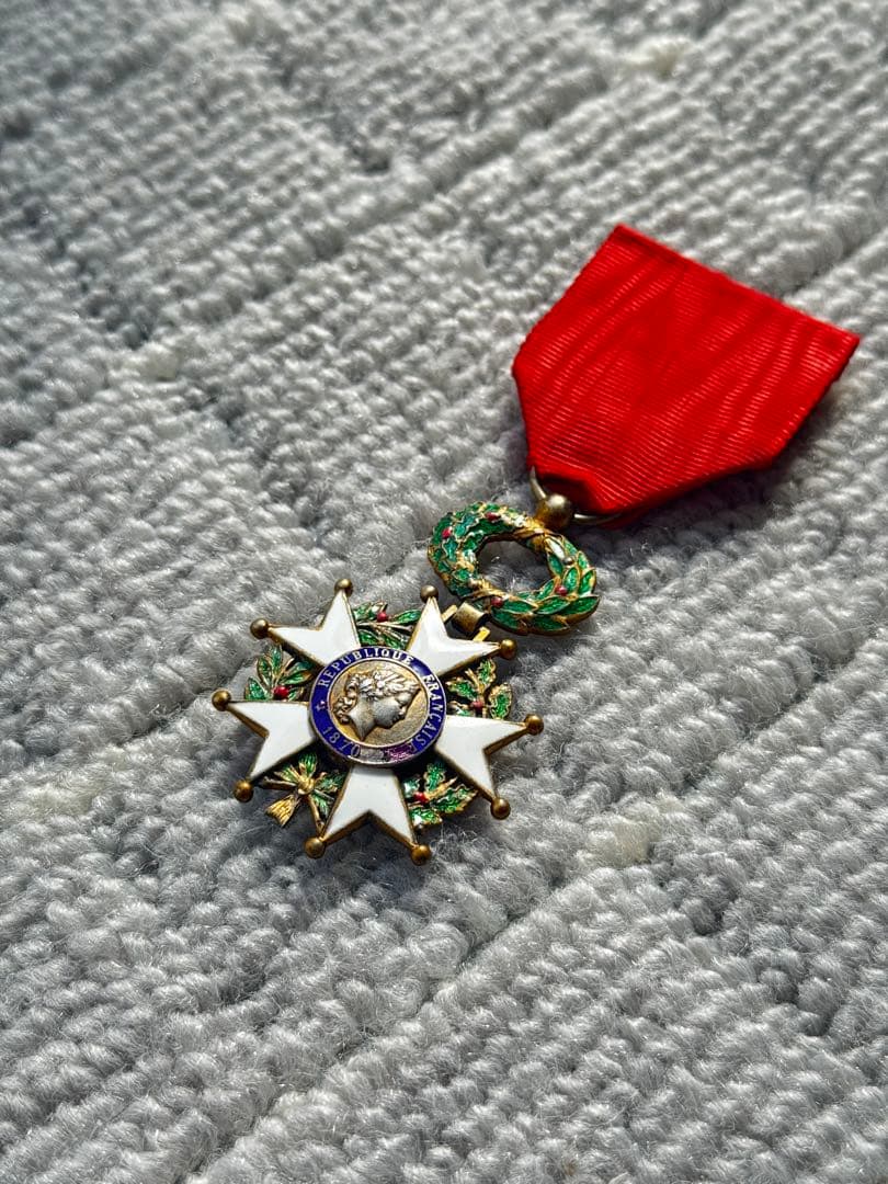 フランス レジオンドヌール勲章 950銀製　銀マーク　現状品　勲章 徽章 記念章