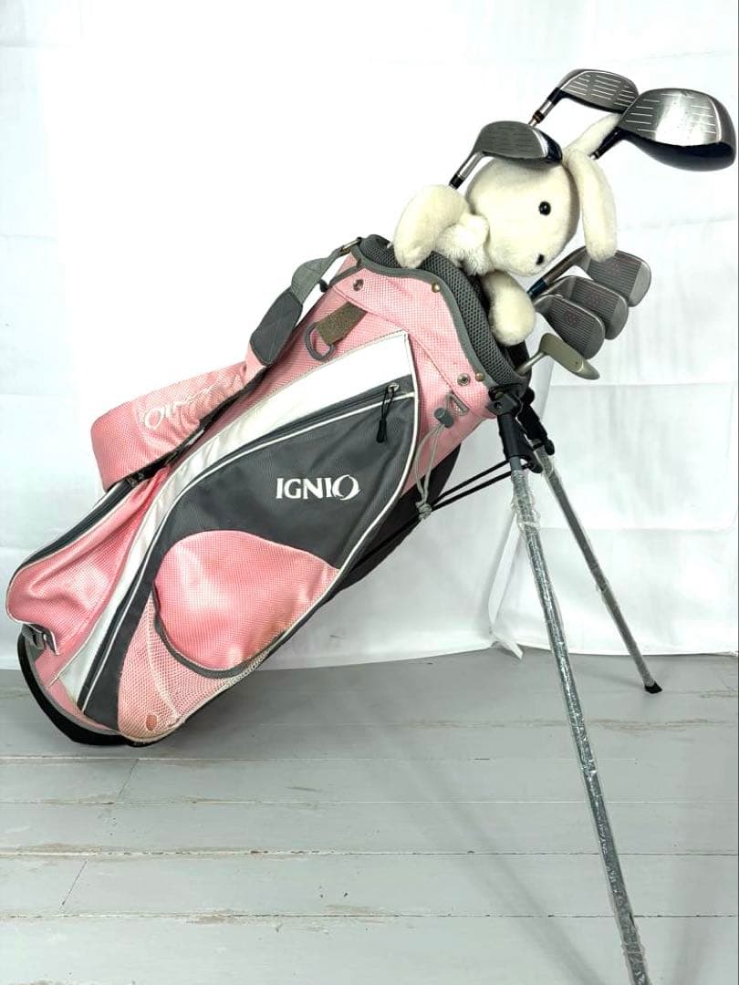 本格派 レディースゴルフクラブ 8本 ゴルフセット 初心者向 ダンロップ お試し