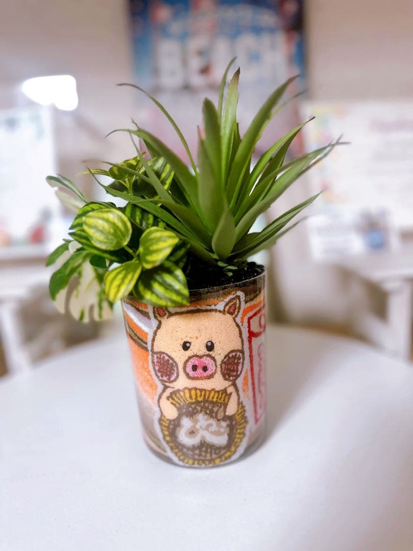 カラーサンドアート　周年祝い