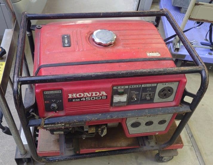 ホンダ EM4500S 発電機 4500W 100/200V 引取限定中古完動