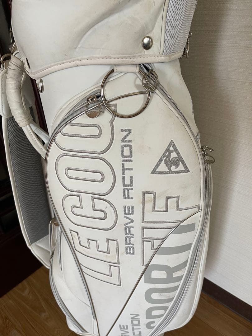 LE COQ SPORTIF キャディバッグ ホワイト