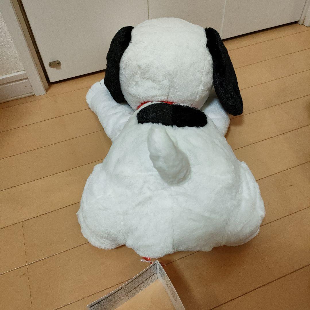 スヌーピー ギガジャンボ ふせポーズ ぬいぐるみ
