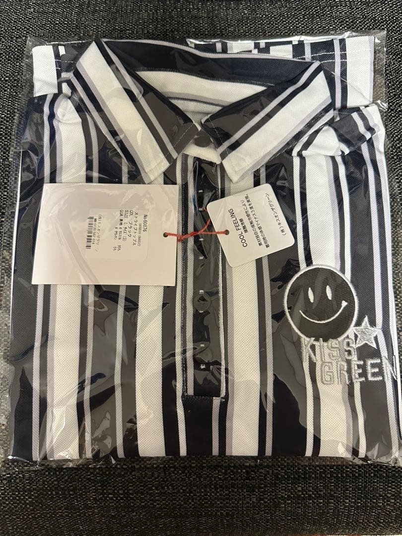 キスオンザグリーン　ストライプ長袖シャツ