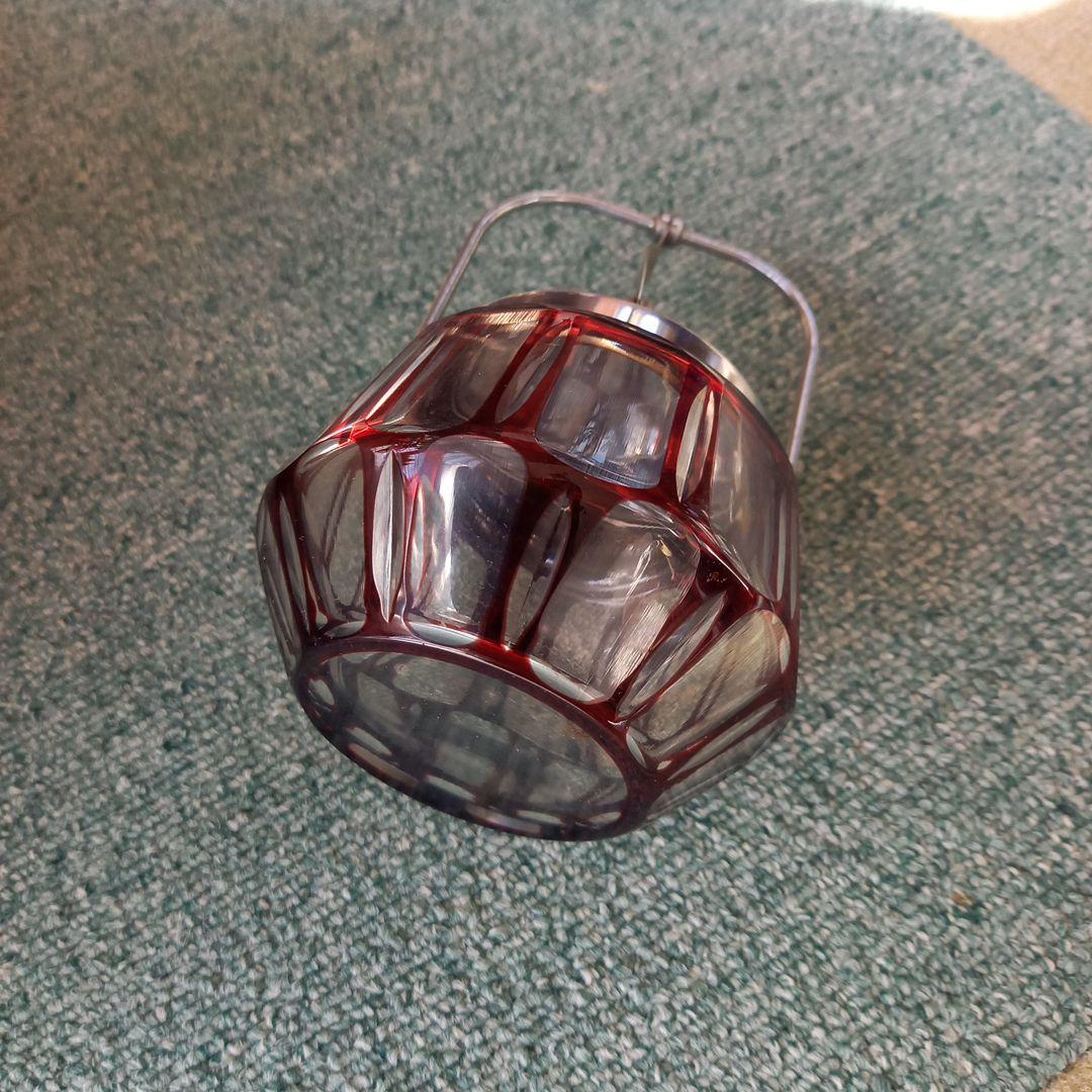 切子のシュガーポット　キッチン　置物