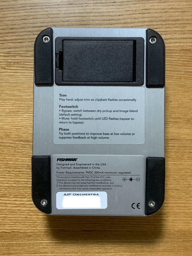ギター FISHMAN Aura Orchestra Pedal