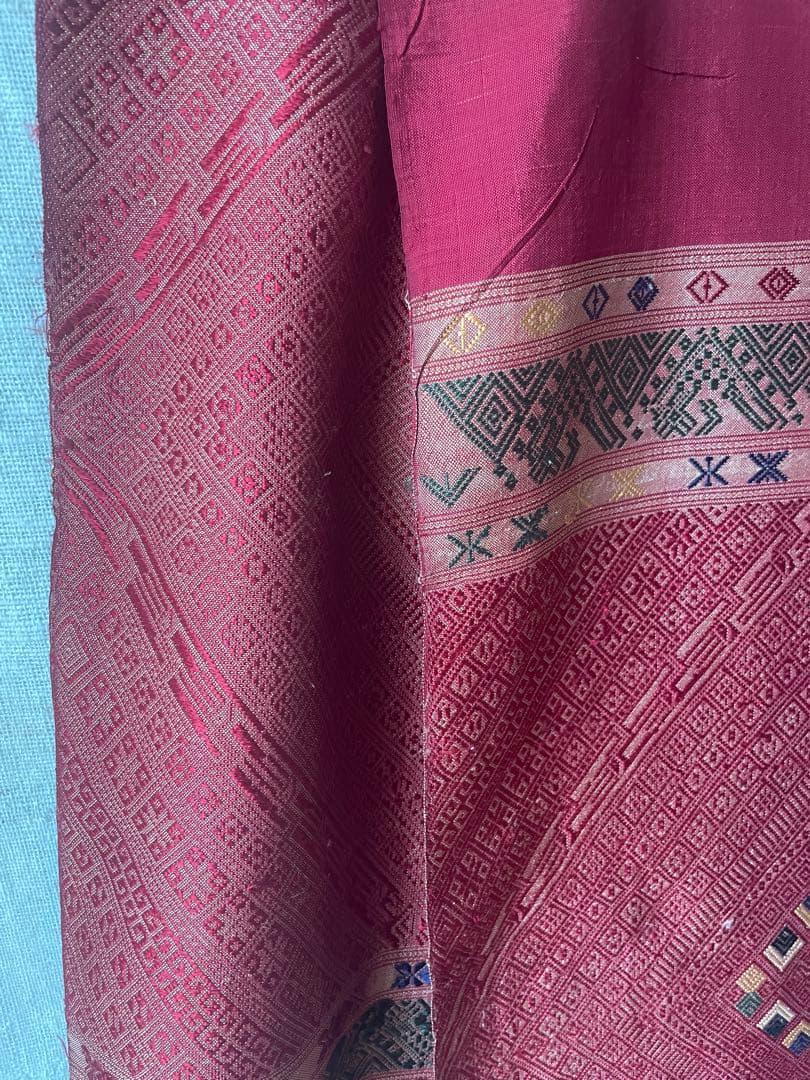 アンティークタイシルク　手織