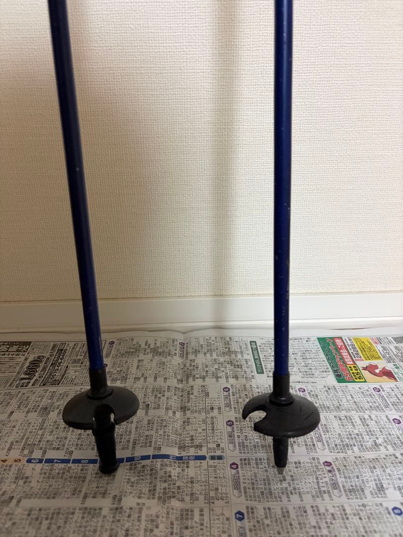 SINANO スキー用ストック フリーFAST ネイビー