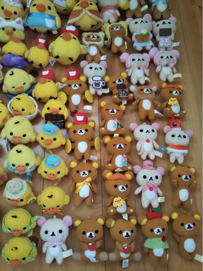 【rakutao公式アカウント01】 リラックマ ぬいぐるみセット110点