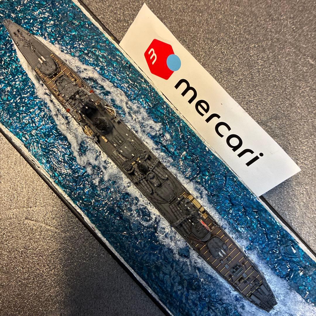 ● ピットロード製 1/700日本駆逐艦 霞(かすみ)ジオラマ完成品＋艦これ霞