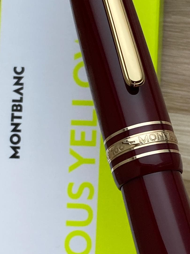 超美品 モンブラン ボルドー　ル・グラン166 ドキュメントマーカー 蛍光ペン