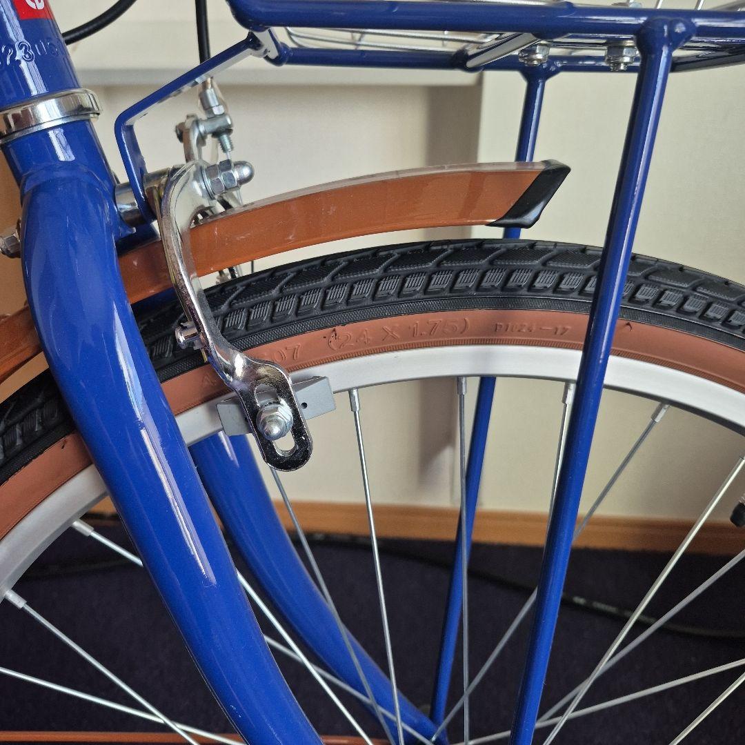 24型折畳自転車 シンプルスタイル （6段変速）