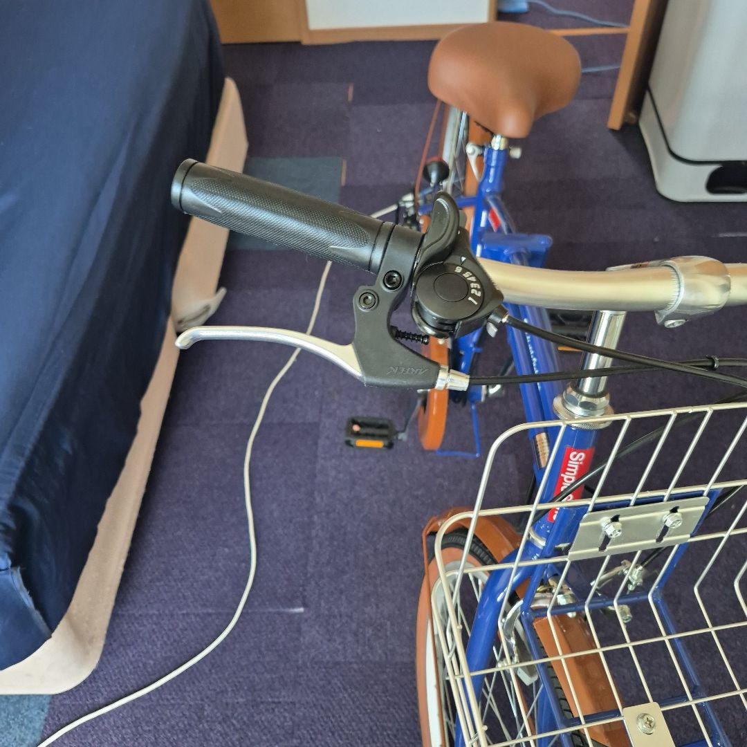 24型折畳自転車 シンプルスタイル （6段変速）