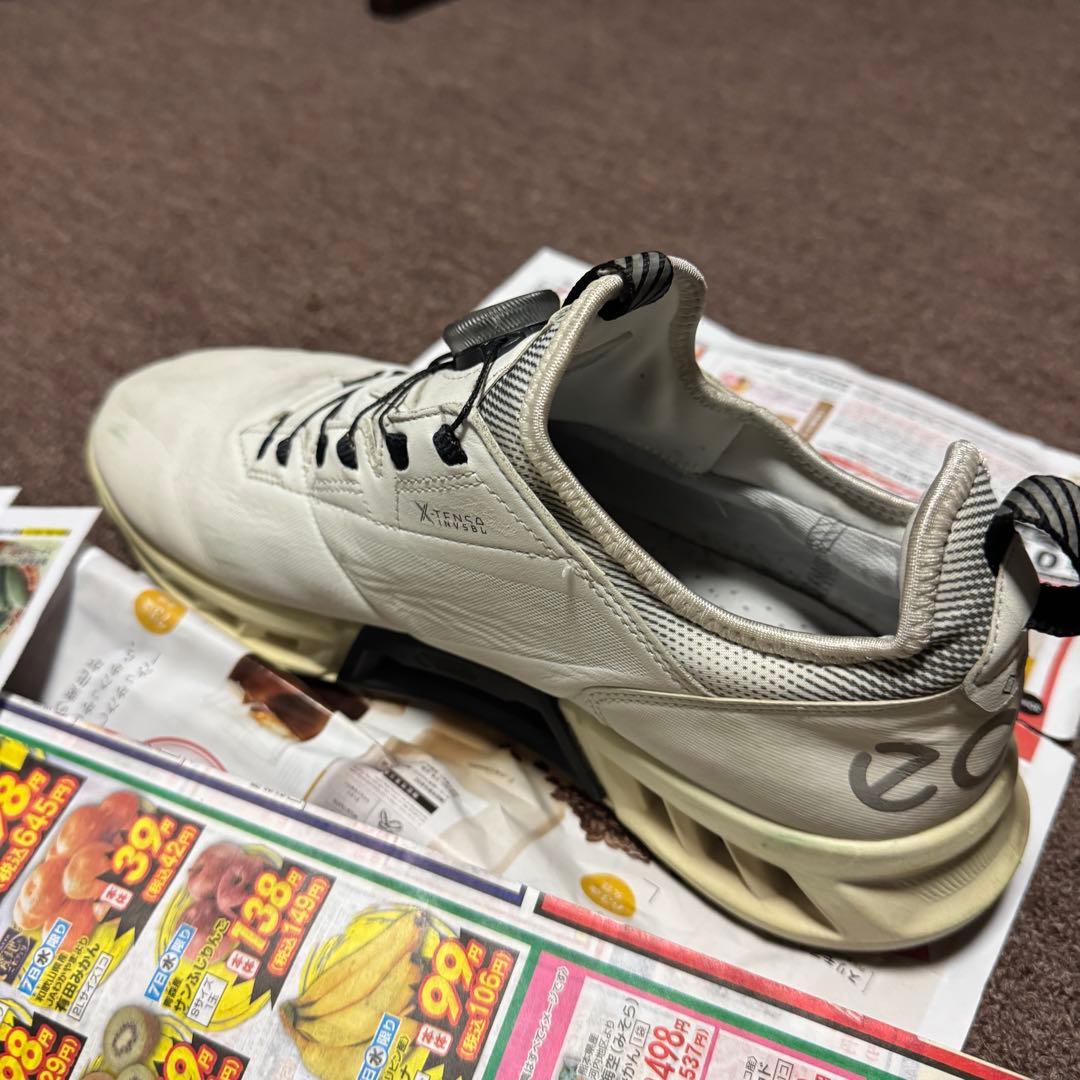 値下げ！ECCO ゴルフシューズ GORE-TEX ホワイト